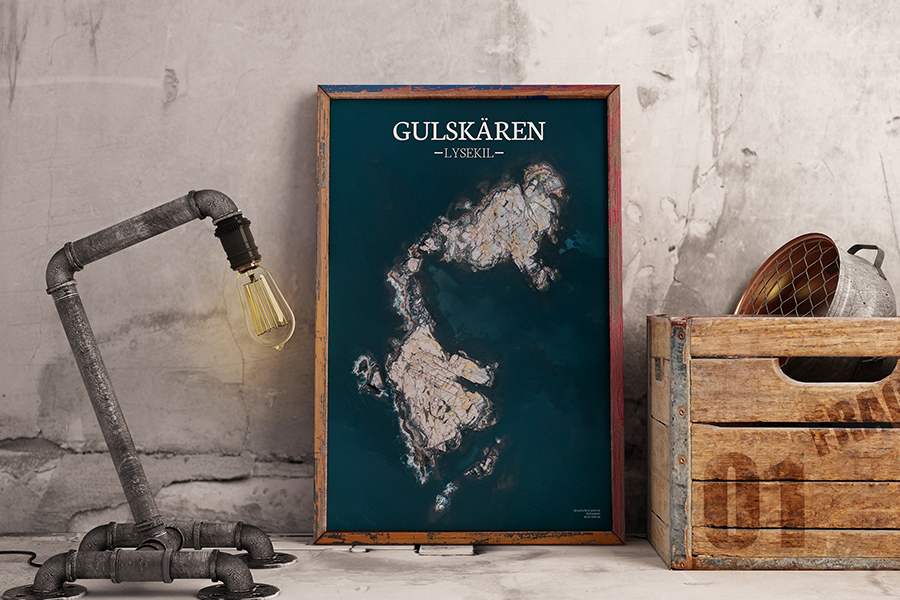 Posters på holmar och öar i Lysekil