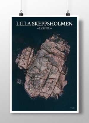 Poster av holmen Lilla skeppsholmen