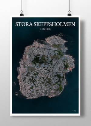 Poster av holmen Stora skeppsholmen